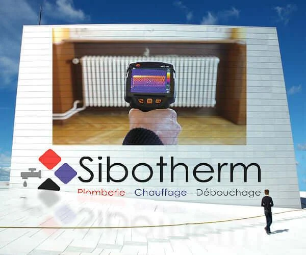 Présentation Sibotherm de la thermographie d’un radiateur