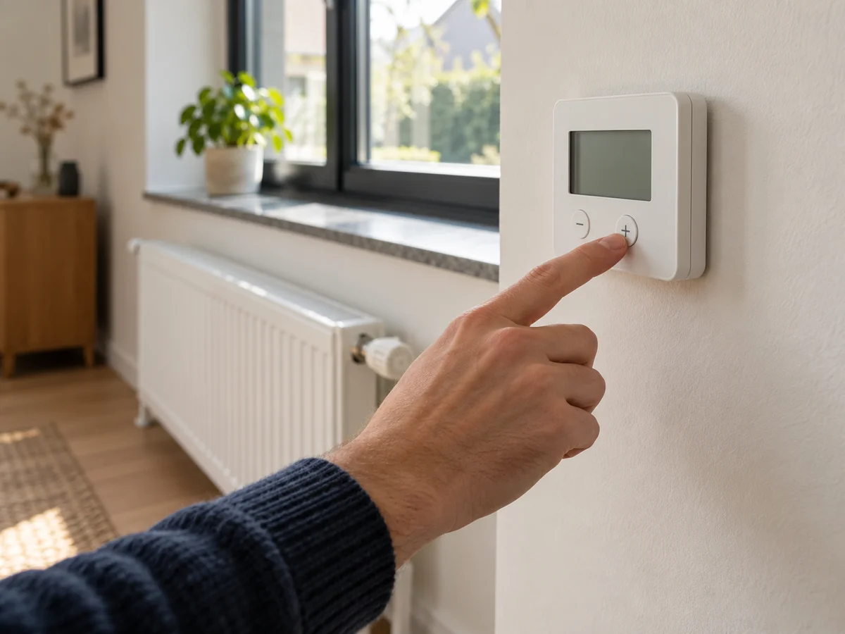 Contrôle d’un thermostat d’ambiance — service de chauffage à Rixensart